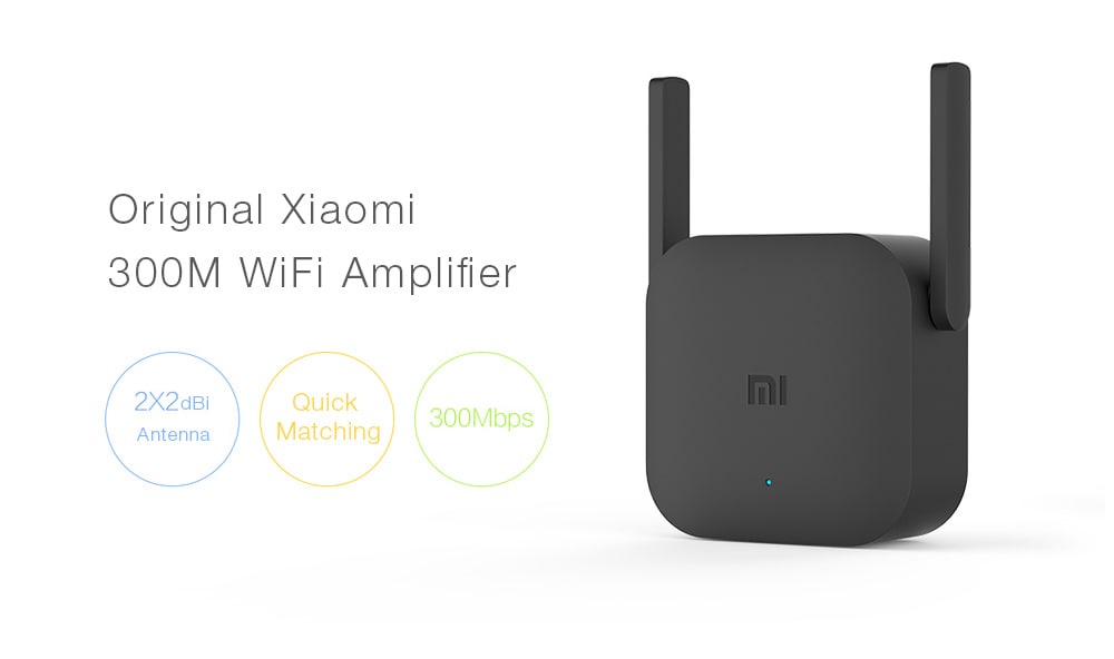 Xiaomi Pro WiFi Amplify 2 Range Extender Repeater 300Mbps